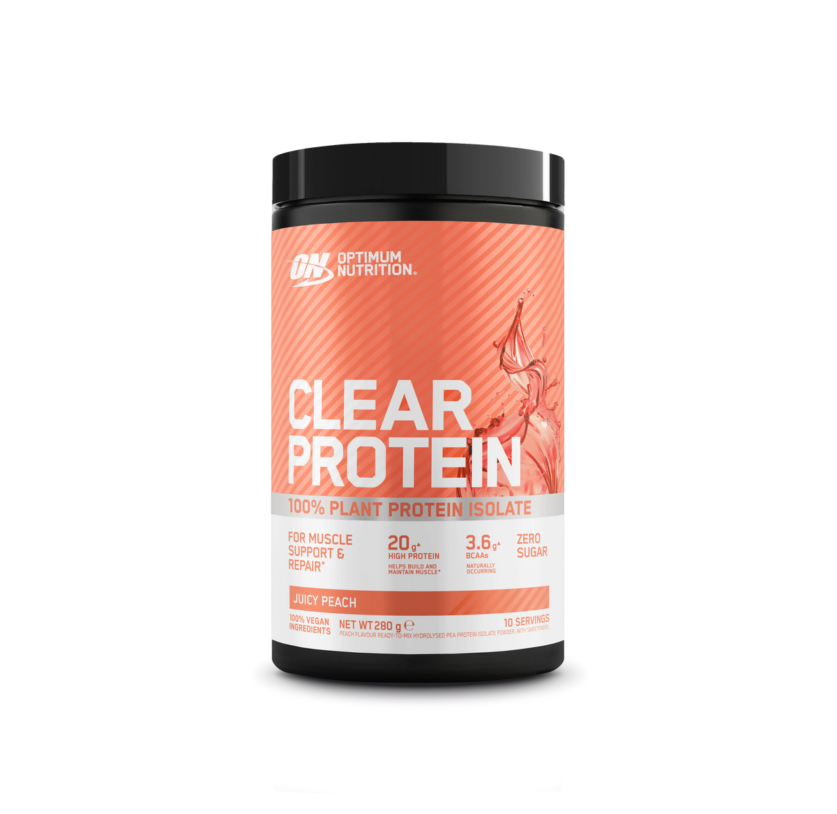 Clear Protein 100% Plant Protein Isolate Powder - 280g (10 Servings)