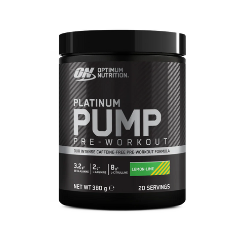 Platinum Pump Pre-Workout Caffeine-Free Powder - 380g (20 Servings)