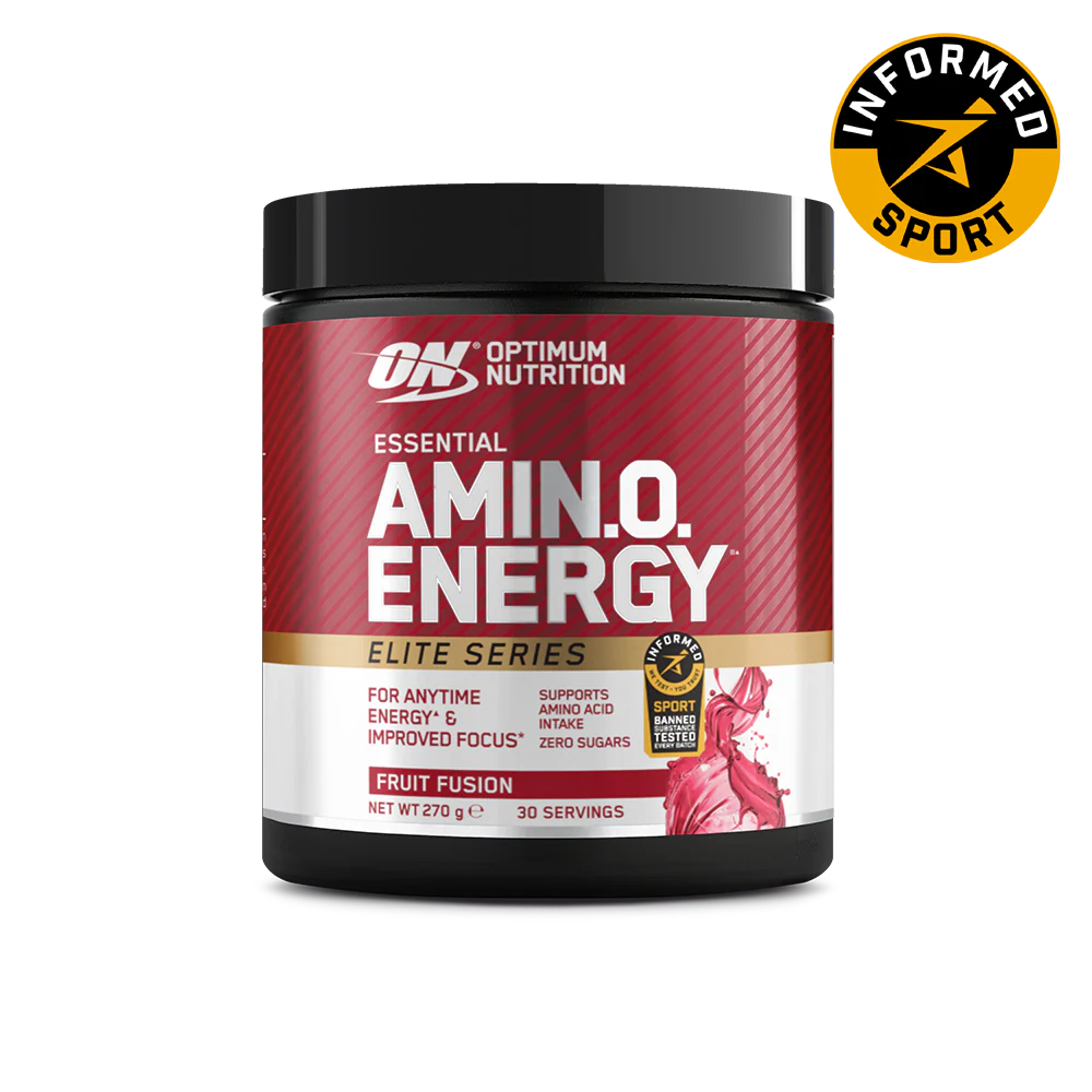 Essential AMIN.O. Energy Powder - Elite Series - Fruit Fusion - 270g (30 Servings)